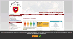 Desktop Screenshot of neulengbach.gv.at